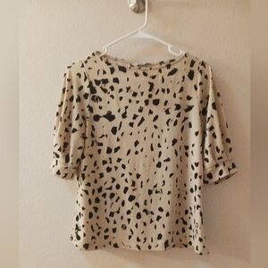 H&M Animal Print Flowy Top